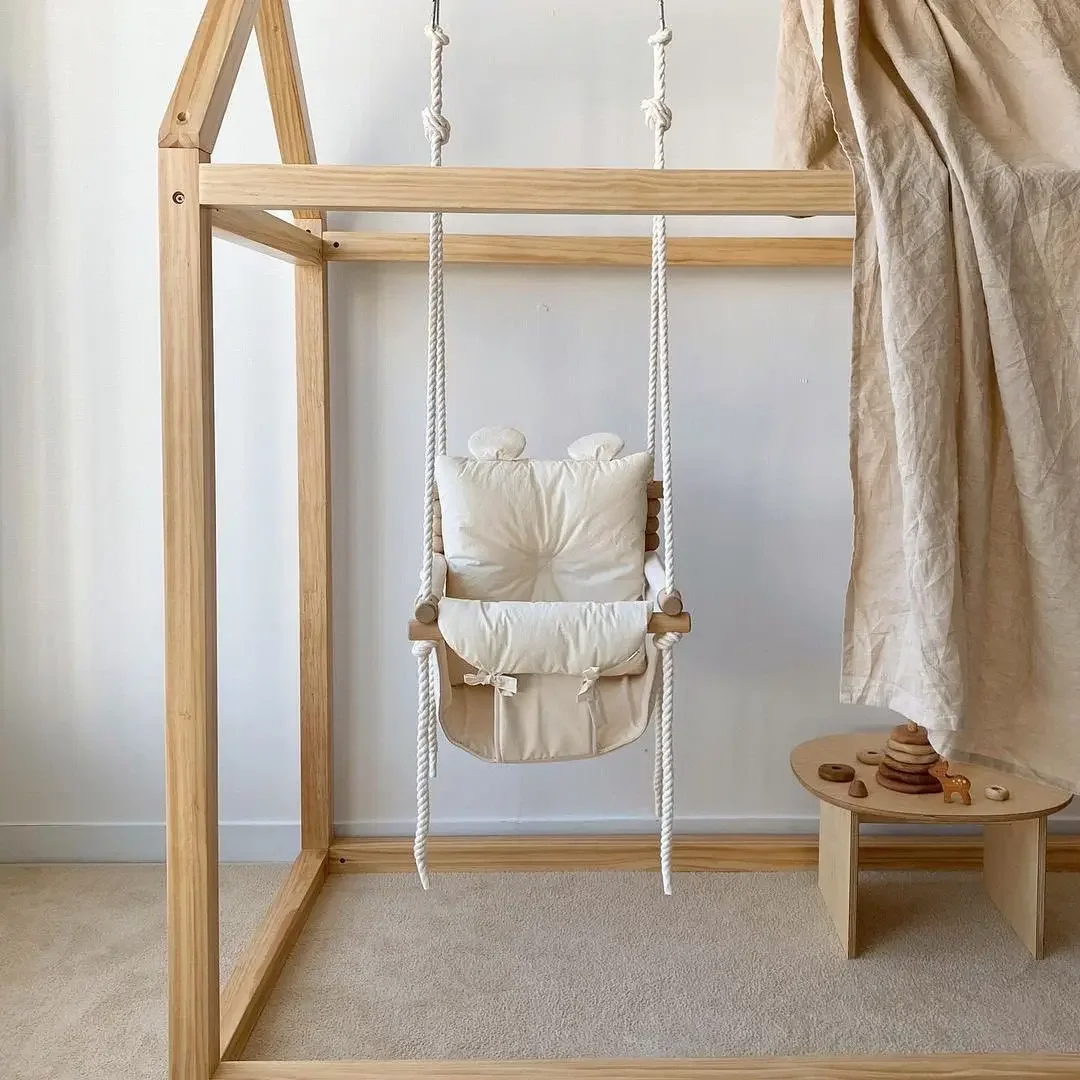 Baby Nursery Basket - Ayunan Gantung Bayi untuk Dalam Ruangan,