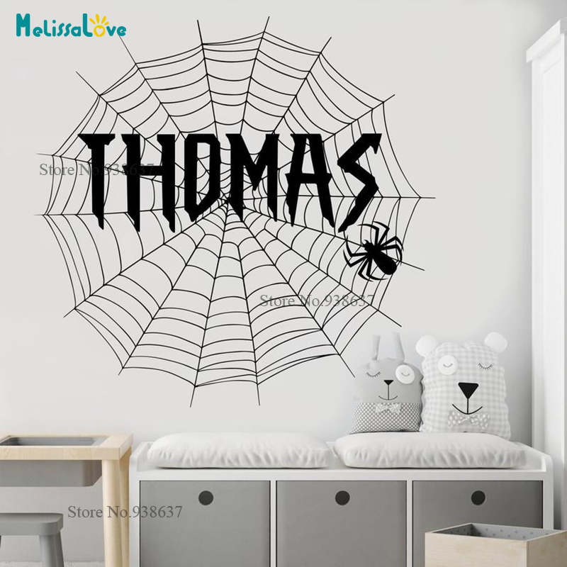 Baby Nursery Themes Boy - Stiker Tema Laba-laba Stiker Pribadi Sarang