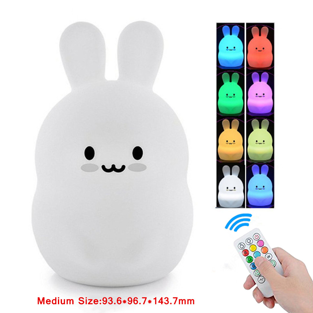 Baby Nursery Egg Light - Lampu Sensor sentuh, cahaya malam Kelinci