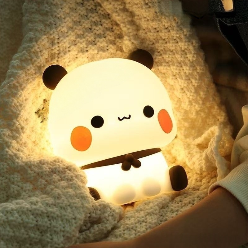 Baby Nursery Egg Light - Lampu Tidur Panda LED Lampu Kartun