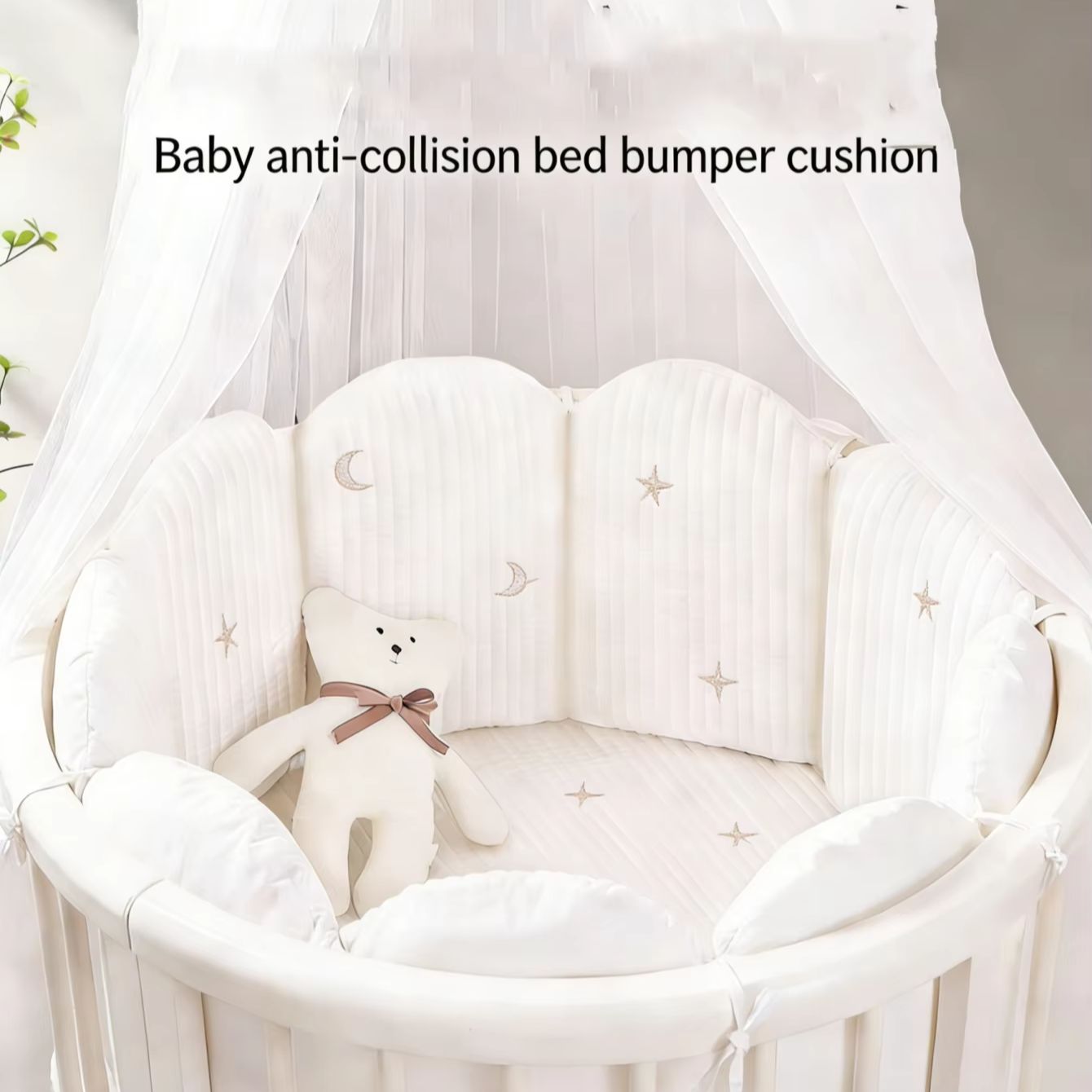 Baby Nursery Glider - Set 3 Bagian Bingkai Tempat Tidur