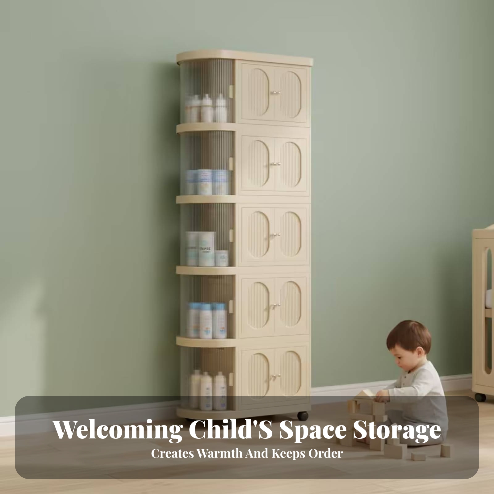 Lemari Bayi 5 Tingkat Warna Be - Baby Nursery Shelf ulasan dan harga