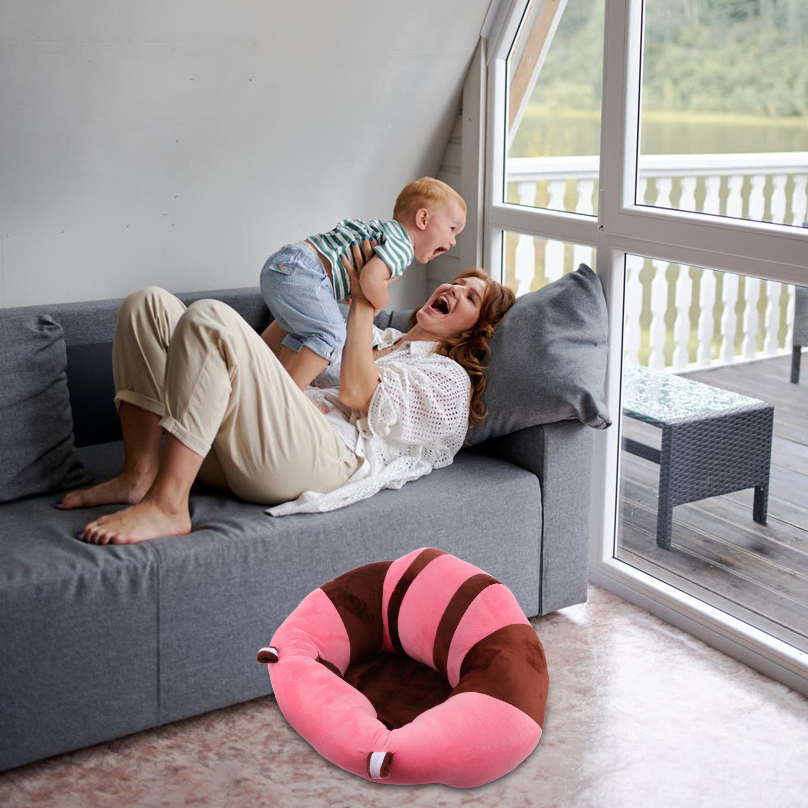 Kursi Duduk Bayi, Bantalan Pen - Baby Nursery Cushion ulasan dan harga