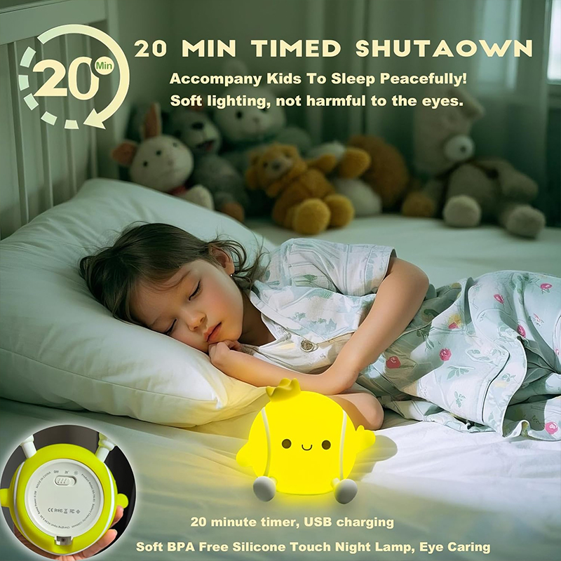 Lampu Tidur Silikon Bentuk Bol - Baby Nursery Egg Light ulasan dan harga