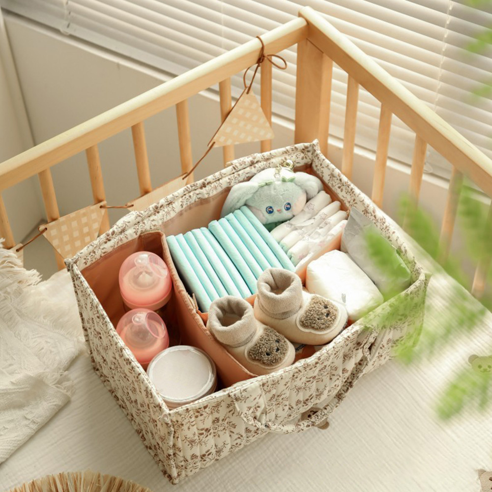Keranjang Penyimpanan Perlengk - Baby Nursery Basket ulasan dan harga