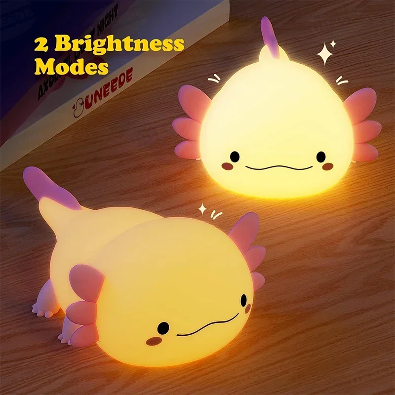Lampu Tidur Silikon Axolotl Lu - Baby Nursery Egg Light ulasan dan harga