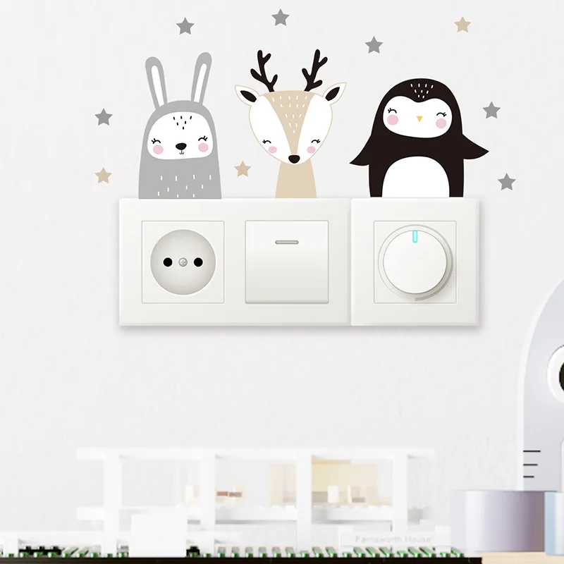 6 buah/set stiker saklar warna - Baby Nursery Furniture Sets ulasan dan harga
