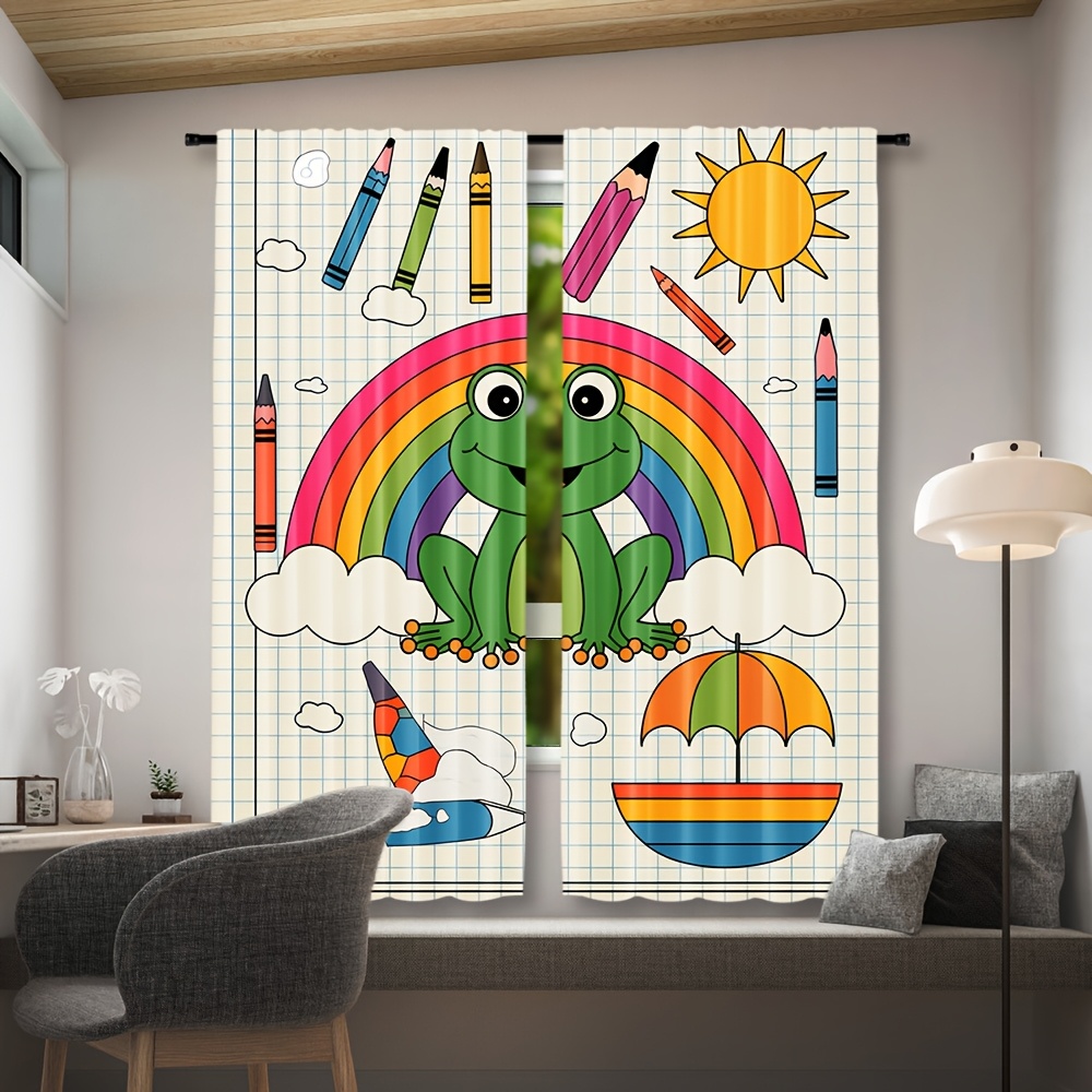 Tirai Katak Pelangi Lucu Dekor - Baby Nursery Themes Boy ulasan dan harga