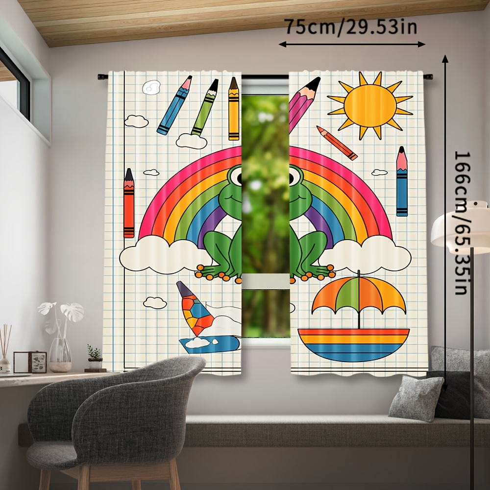 Tirai Katak Pelangi Lucu Dekor - Baby Nursery Themes Boy ulasan dan harga