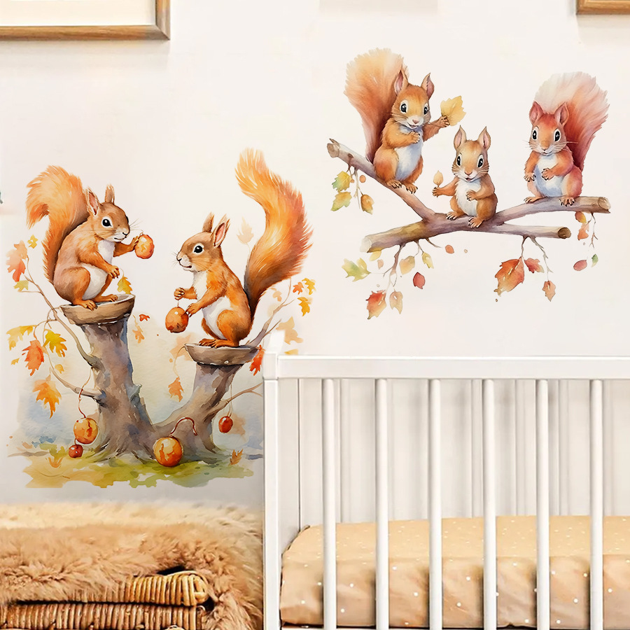 Kartun lucu hangat tupai kelua - Baby Nursery Tree ulasan dan harga