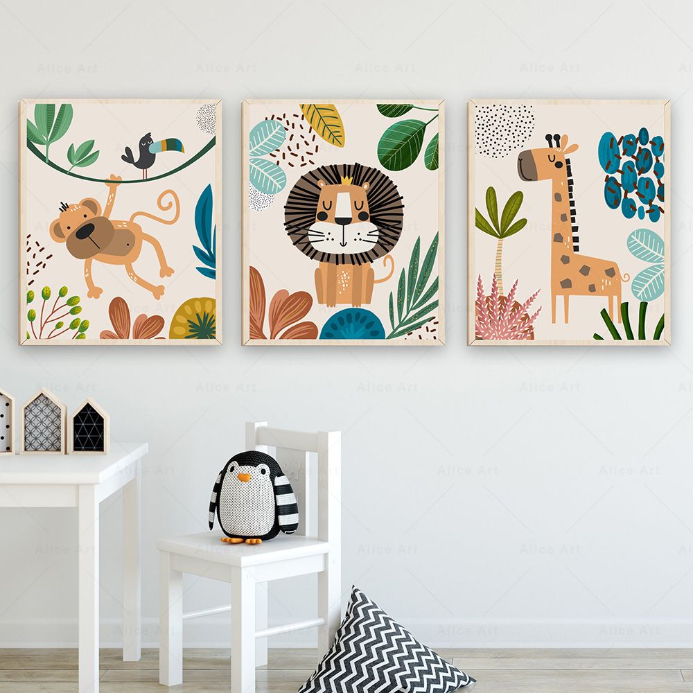 Boho Monyet Singa Jerapah Buru - Baby Zebra Nursery ulasan dan harga