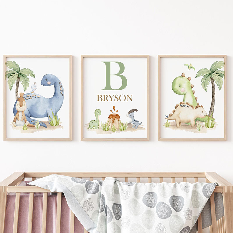 6 jenis Seni Dinding Kanvas Di - Baby Nursery Tree ulasan dan harga