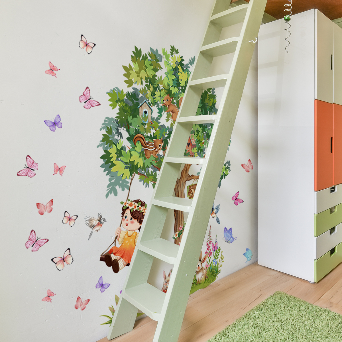 Stiker dinding ayun bayi perem - Baby Nursery Tree ulasan dan harga