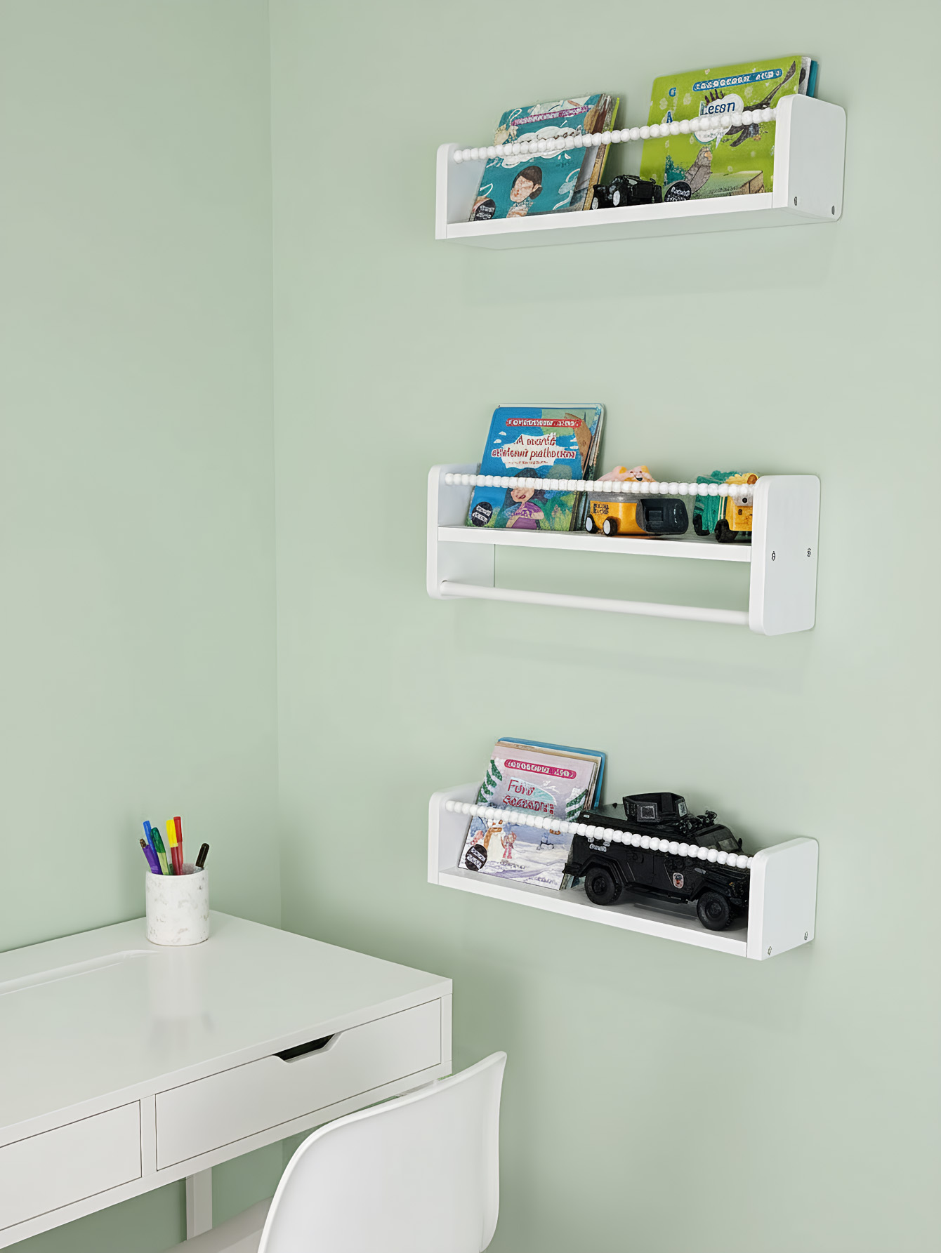 Rak Buku Anak, Rak Buku Kayu M - Baby Nursery Shelf ulasan dan harga