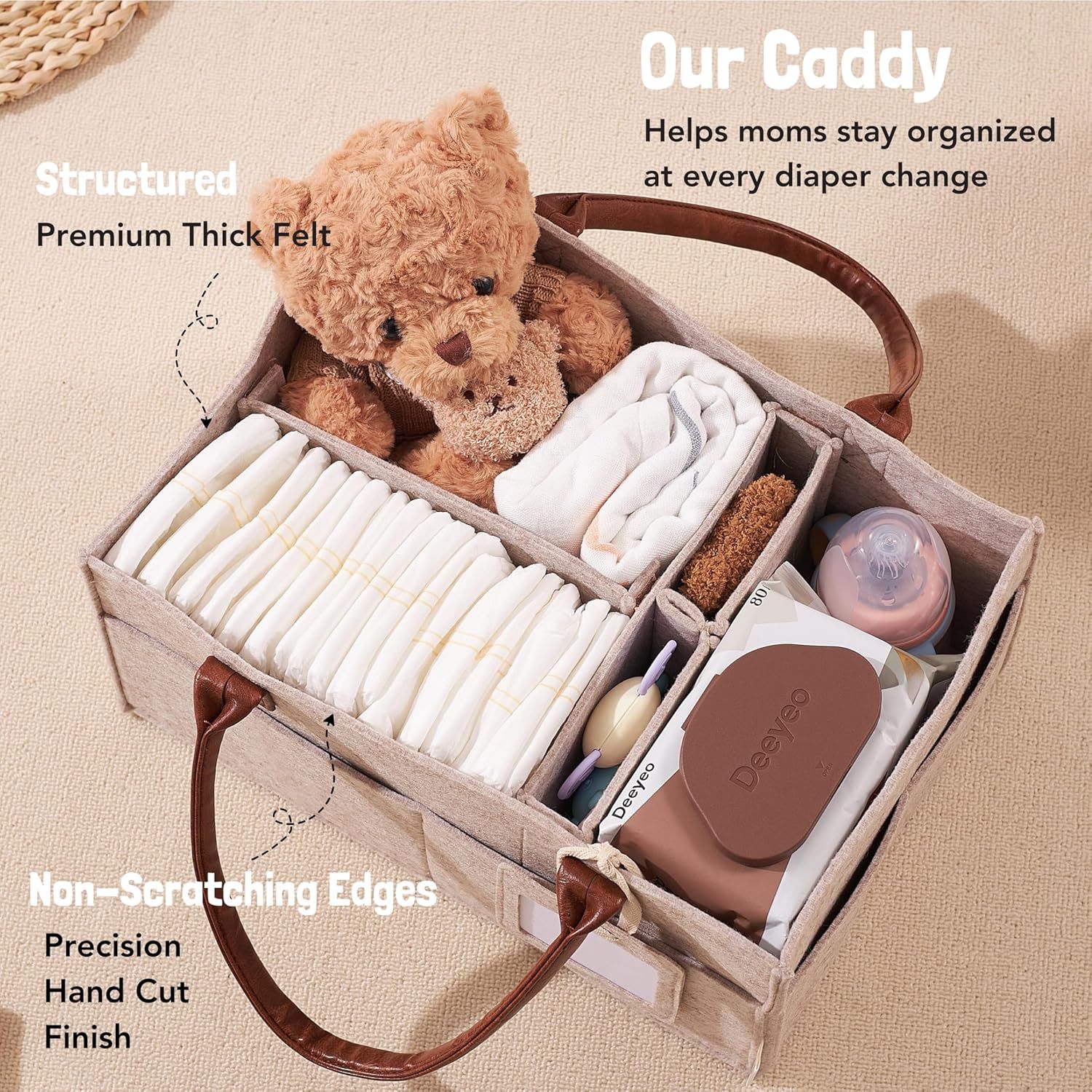 Keranjang Penyimpanan Perlengk - Baby Nursery Basket ulasan dan harga