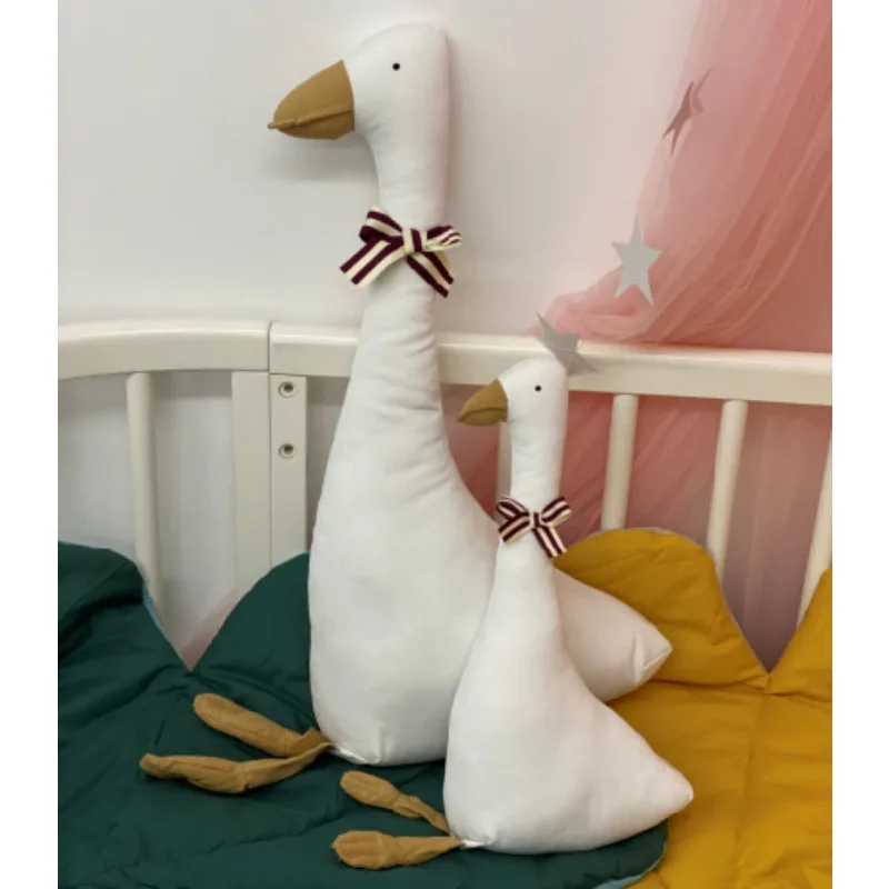 Boneka Angsa Kain Gaya INS Uku - Baby Nursery Cushion ulasan dan harga