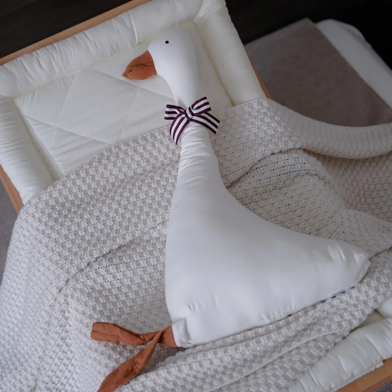 Boneka Angsa Kain Gaya INS Uku - Baby Nursery Cushion ulasan dan harga