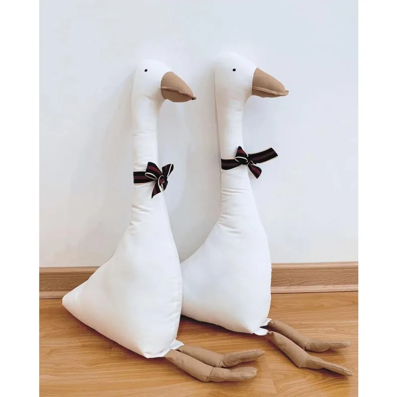 Boneka Angsa Kain Gaya INS Uku - Baby Nursery Cushion ulasan dan harga