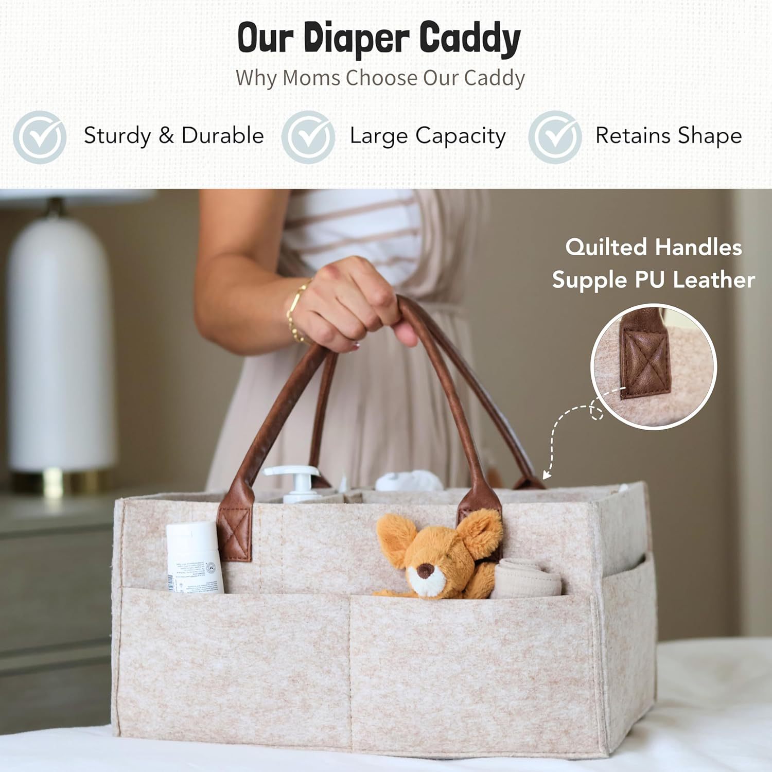 Keranjang Penyimpanan Perlengk - Baby Nursery Basket ulasan dan harga