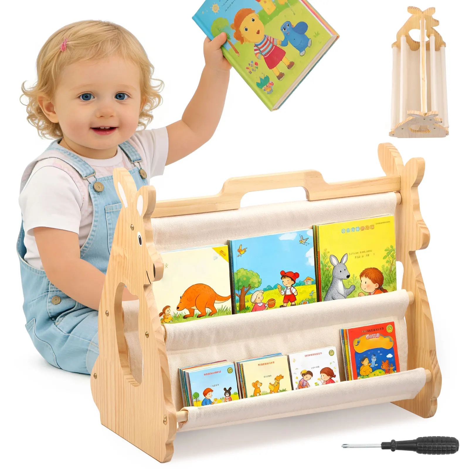 Rak Buku Anak Rak Buku Balita  - Baby Nursery Shelf ulasan dan harga