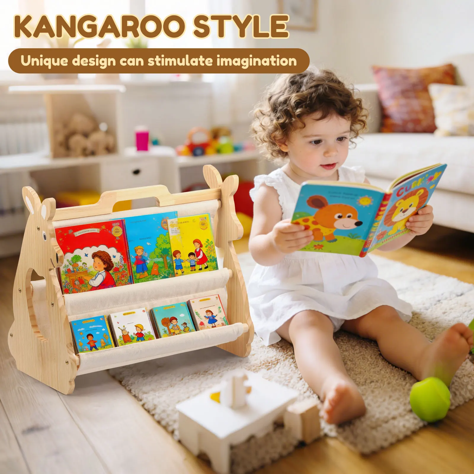 Rak Buku Anak Rak Buku Balita  - Baby Nursery Shelf ulasan dan harga