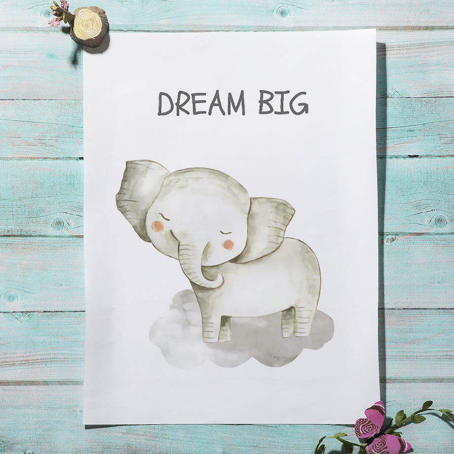 Lukisan Kanvas Seni Dinding Ka - Baby Zebra Nursery ulasan dan harga
