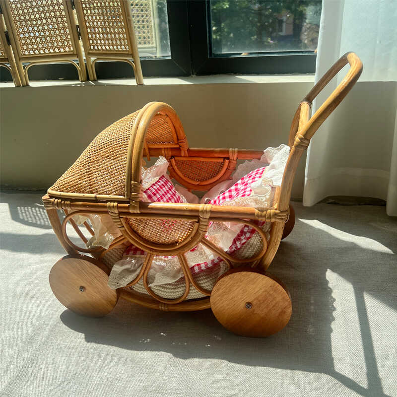 Kereta Dorong Bayi Rotan Anyam - Baby Nursery Basket ulasan dan harga