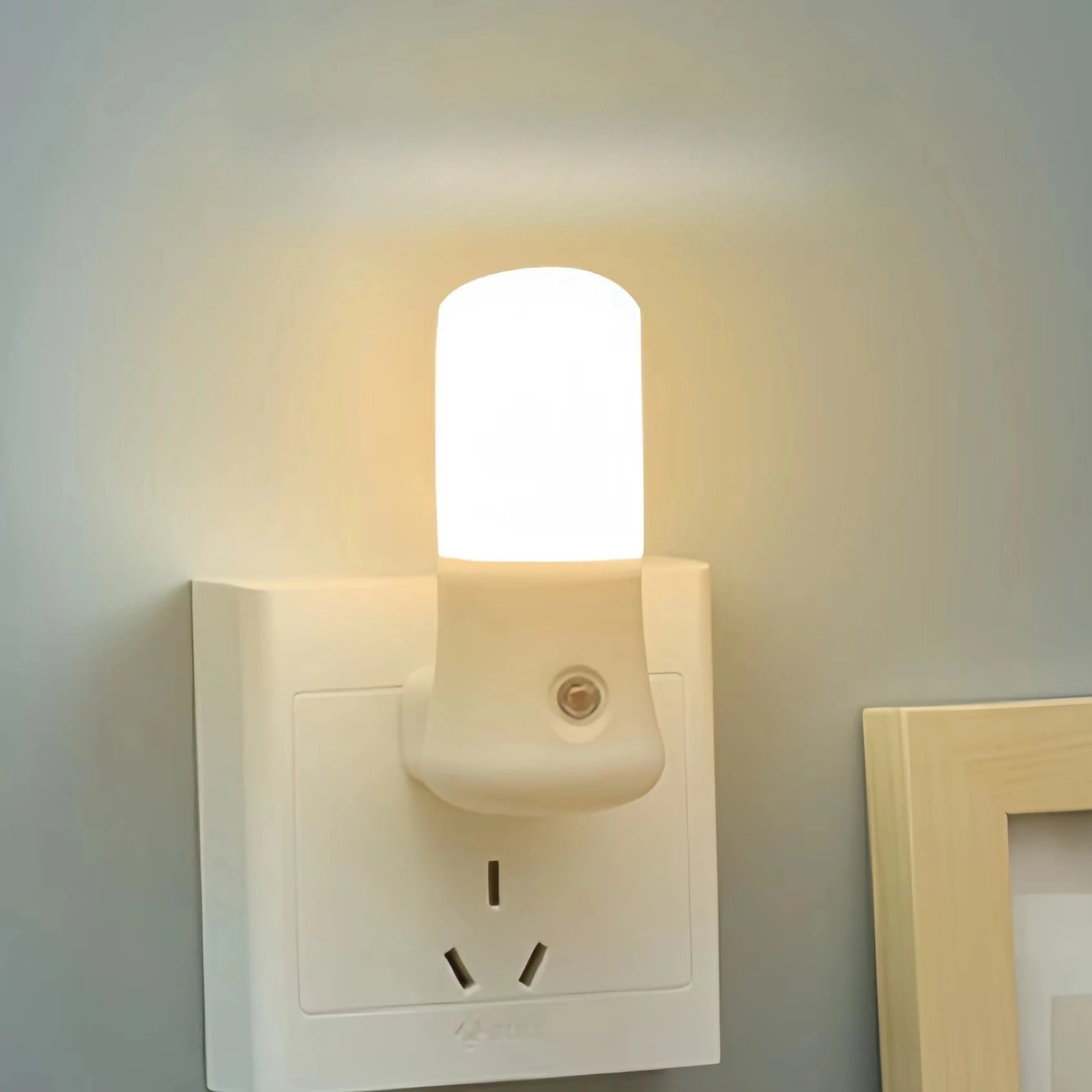 Lampu Malam LED Putih EU /USP  - Baby Nursery Egg Light ulasan dan harga