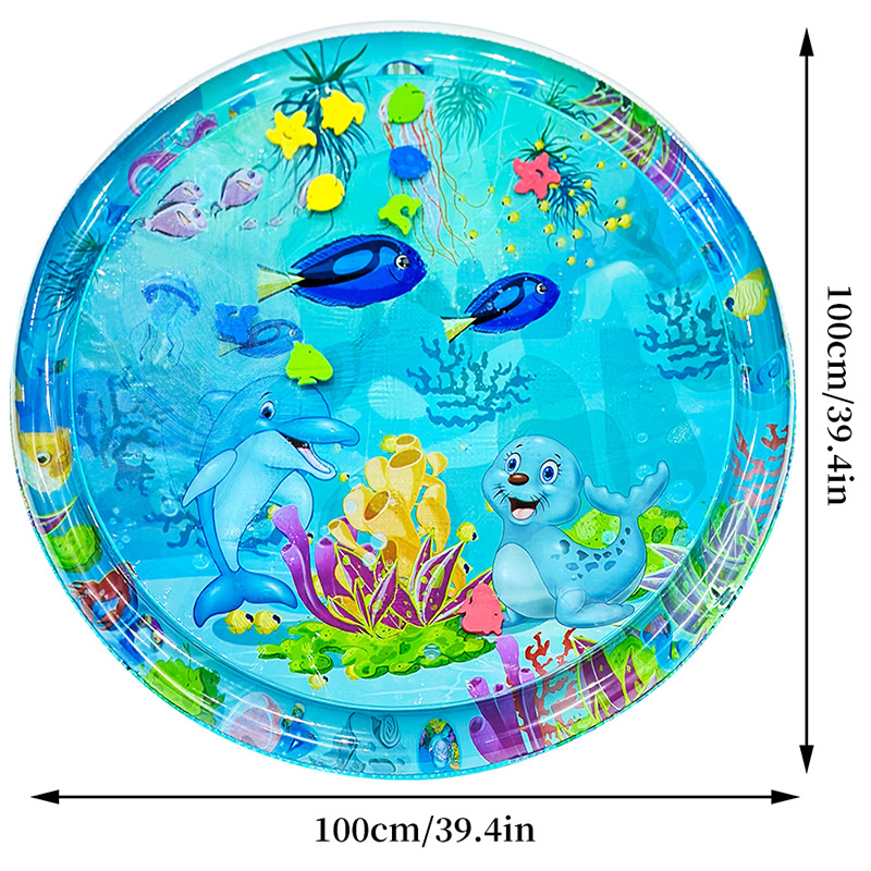 1 buah 100cm tikar air bermain - Baby Nursery Cushion ulasan dan harga