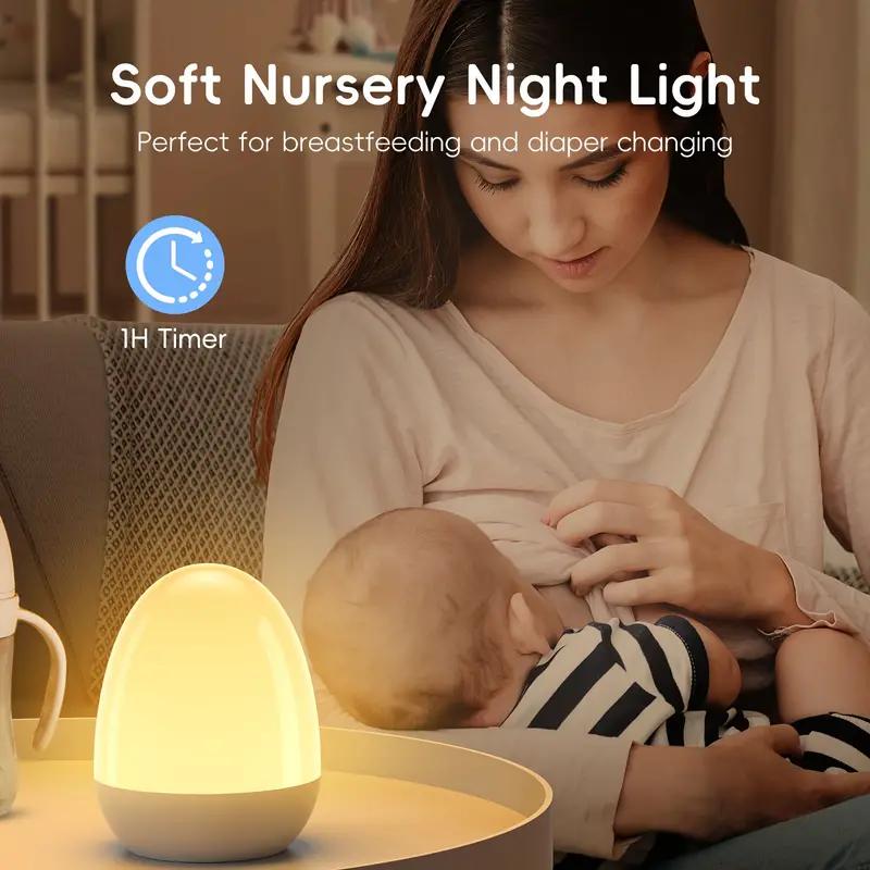 Lampu malam sentuh untuk kamar - Baby Nursery Egg Light ulasan dan harga