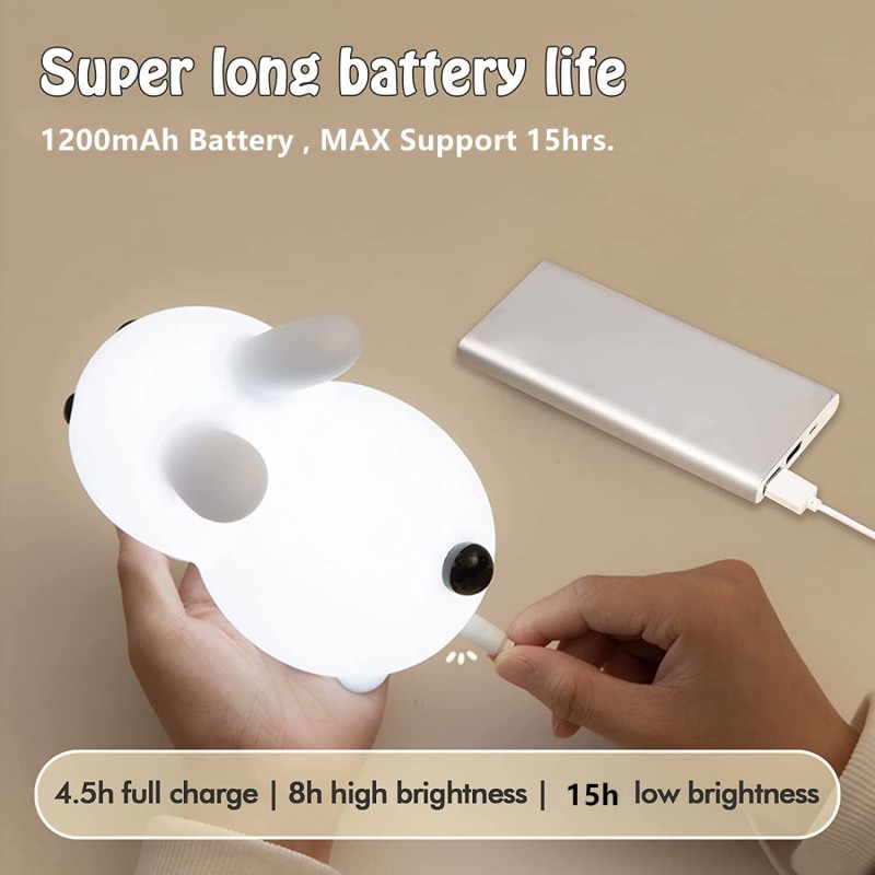 Lampu kelinci LED, mainan bayi - Baby Nursery Egg Light ulasan dan harga