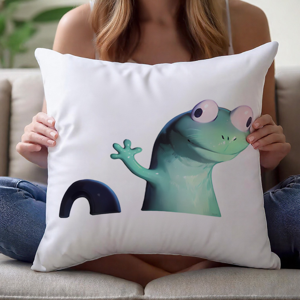 Sarung Bantal Katak Kartun Luc - Baby Nursery Themes Boy ulasan dan harga