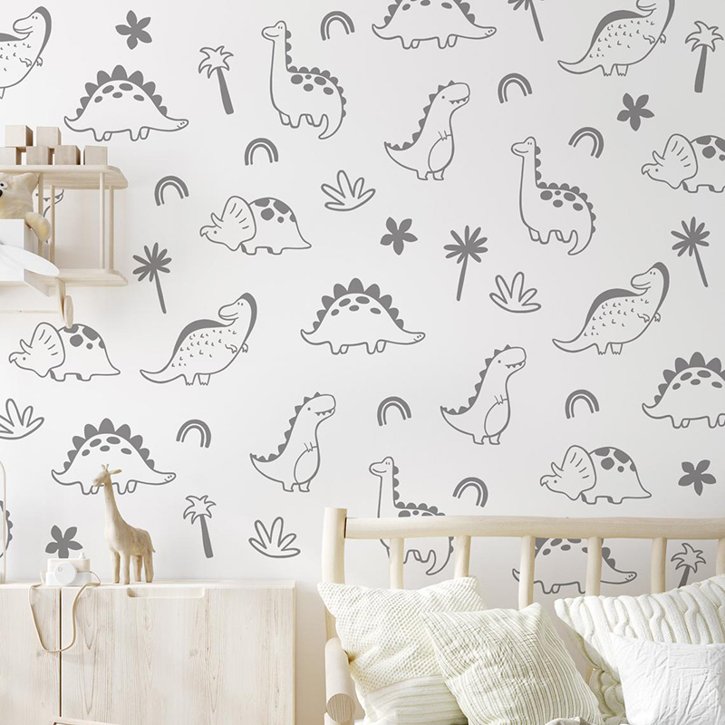 Stiker dinding pelangi pohon d - Baby Nursery Tree ulasan dan harga