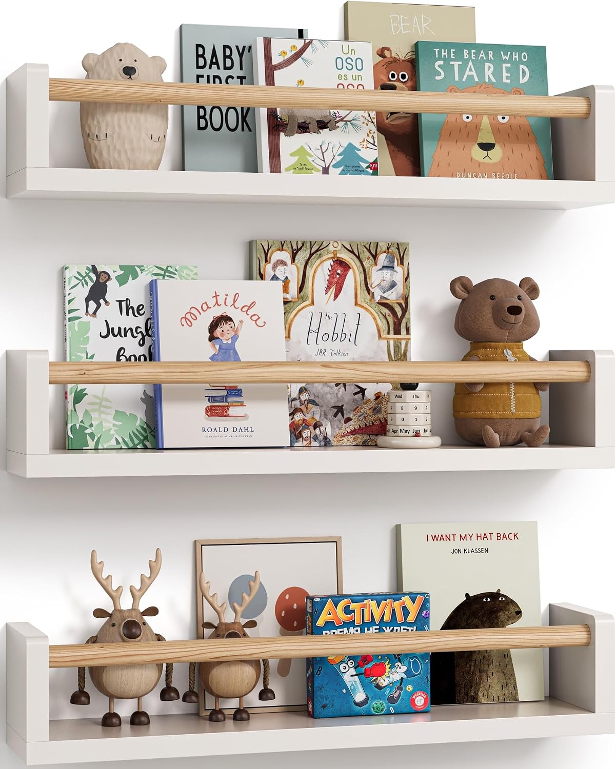Satu set berisi 3 rak buku gan - Baby Nursery Shelf ulasan dan harga