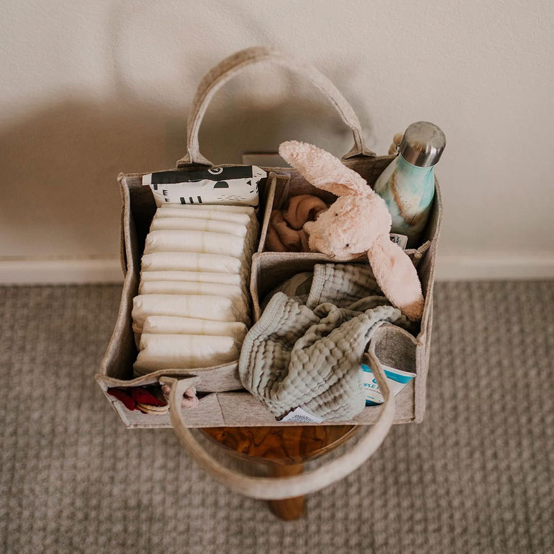 Caddy Popok - Tempat Penyimpan - Baby Nursery Basket ulasan dan harga
