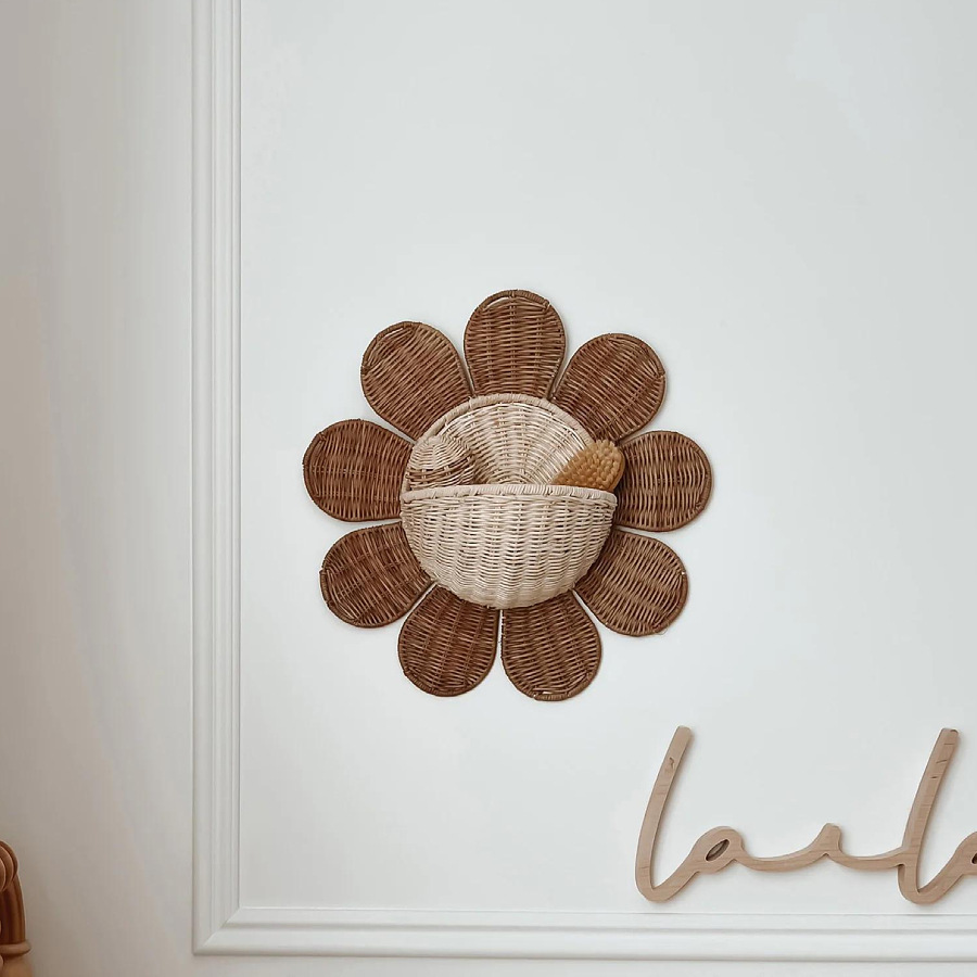 Keranjang gantung rotan tenuna - Baby Nursery Basket ulasan dan harga