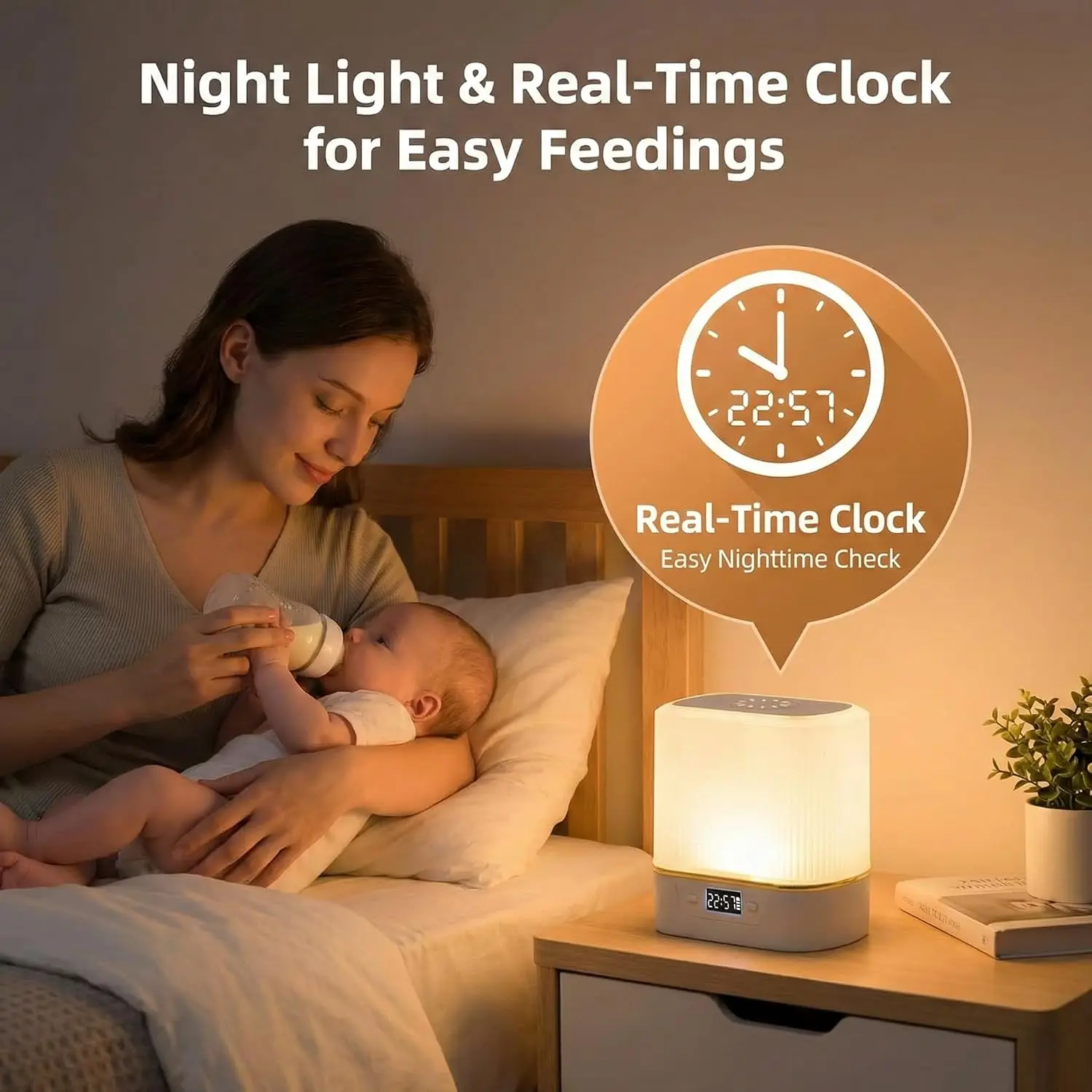 Lampu Malam LED Lampu Samping  - Baby Nursery Egg Light ulasan dan harga