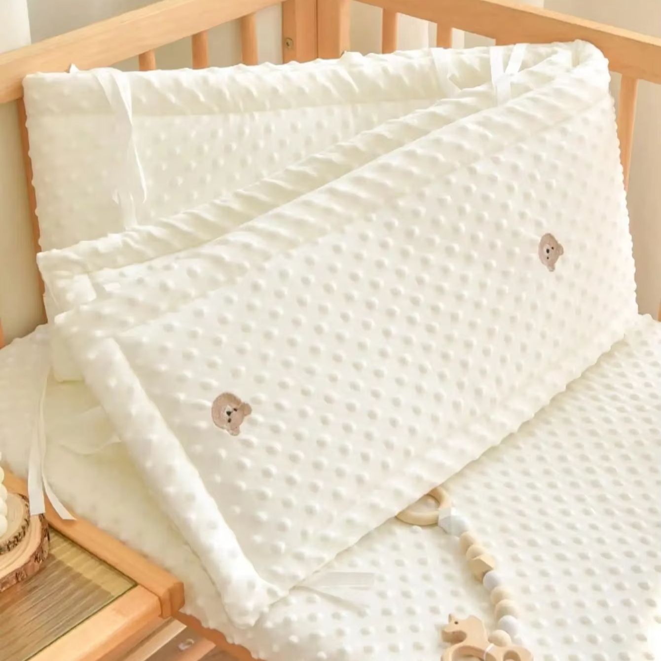 Pagar Ranjang Bayi Warna Solid - Baby Nursery Glider ulasan dan harga