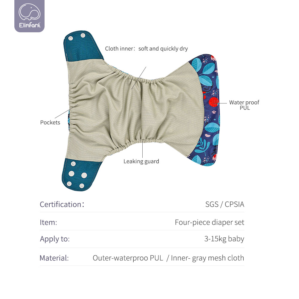 HappyFlute baru 4 buah desain  - Diaper Pail Odor ulasan dan harga
