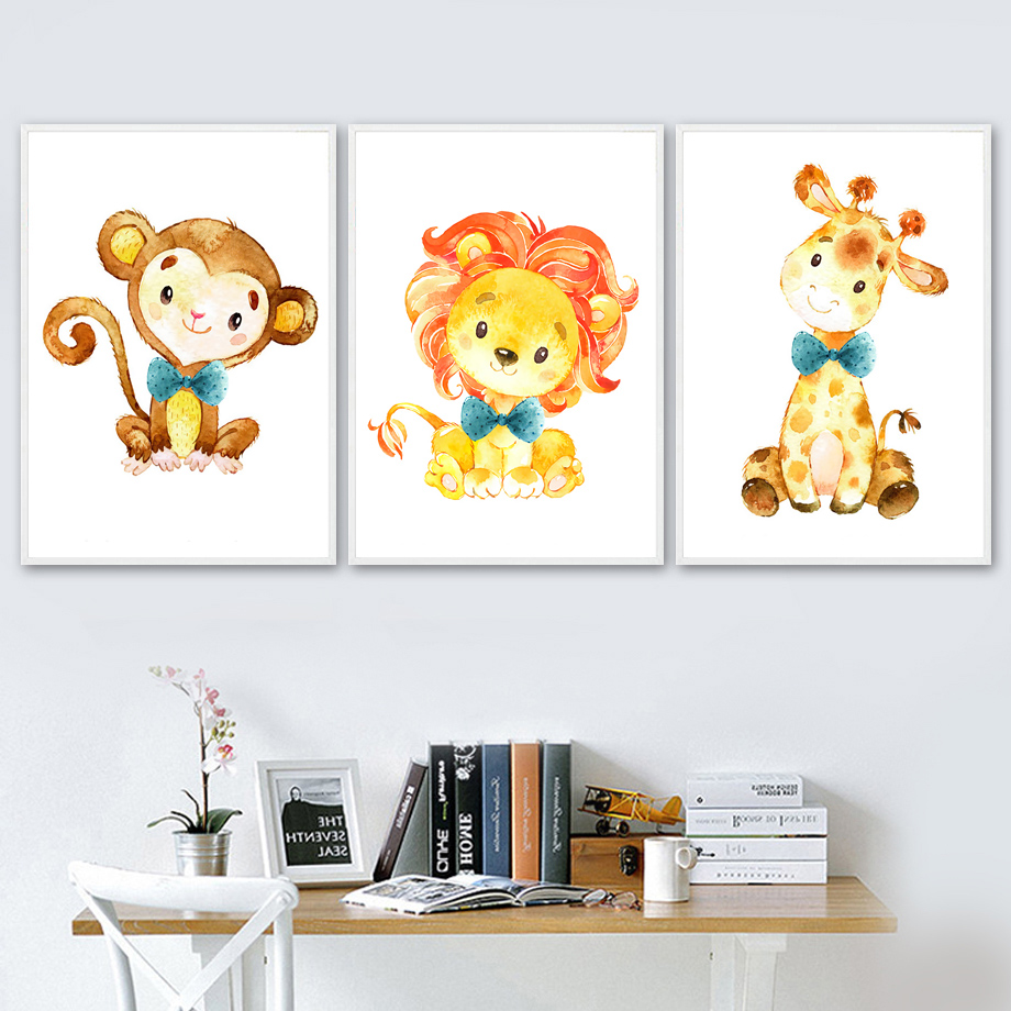 Lukisan Kanvas Seni Dinding Ka - Baby Zebra Nursery ulasan dan harga