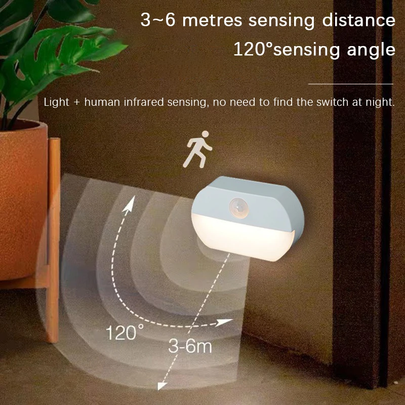 Lampu Malam LED Sensor Gerak T - Baby Nursery Egg Light ulasan dan harga