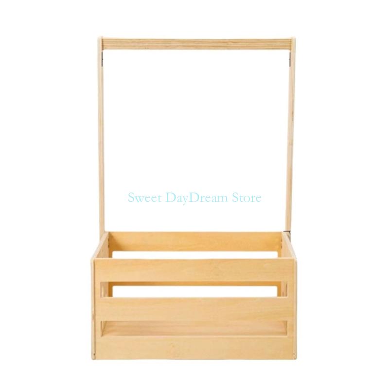 Y88C Wooden Baby Shower Hadiah - Baby Nursery Basket ulasan dan harga